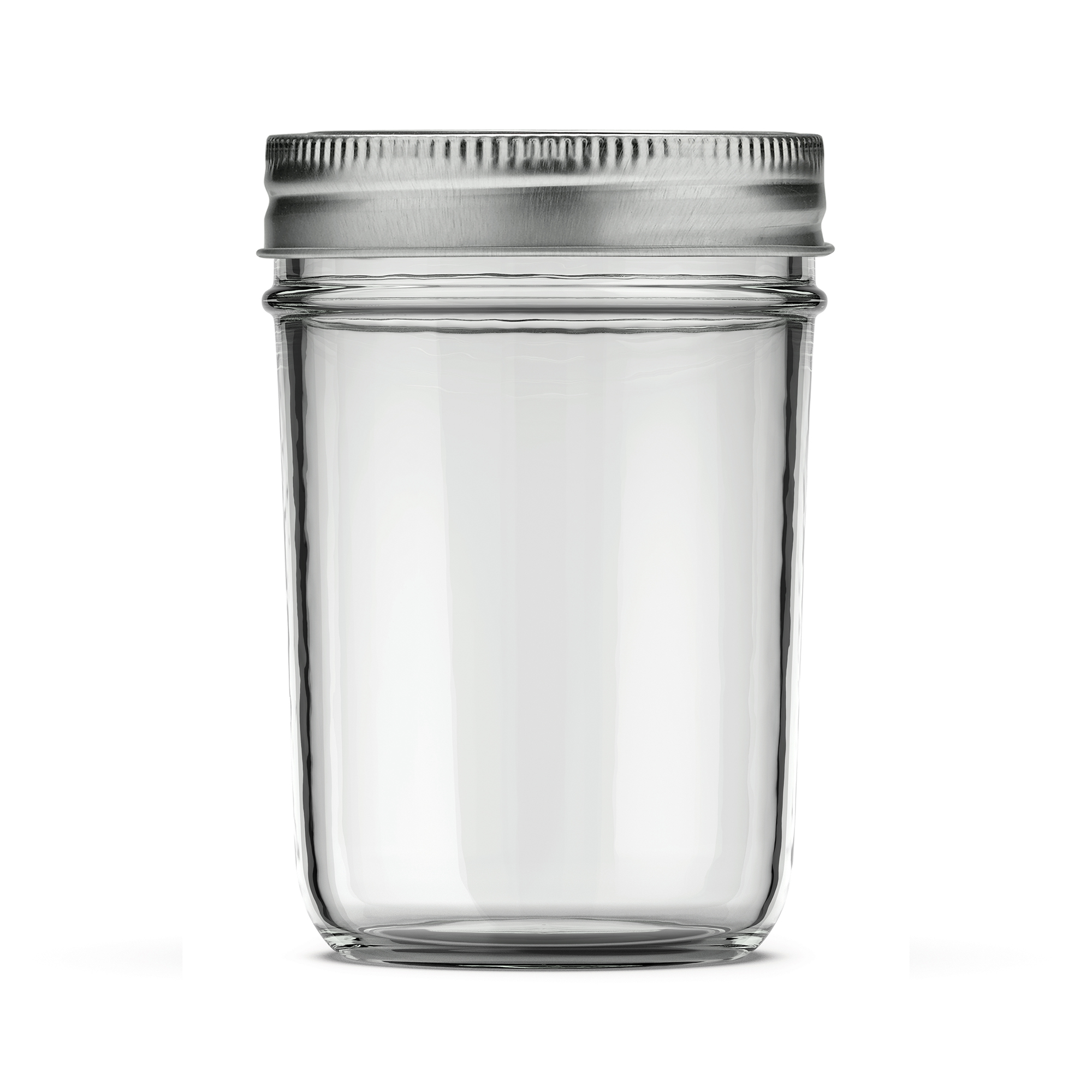 8 oz Mason Jar, Regular Mouth Half Pint Jar